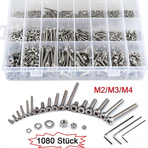 1080pcs set sechskant - set,