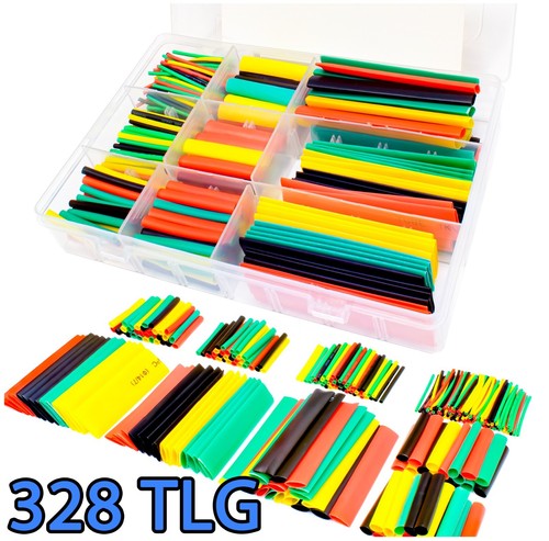 Schrumpfschlauch set 328tlg - schrumpfschlauch,