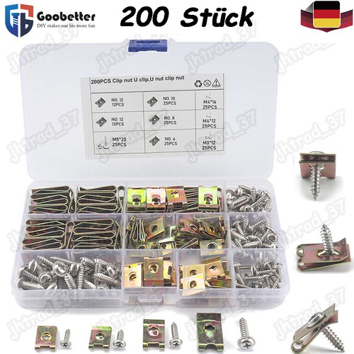 200 blechmuttern schrauben - 200, x