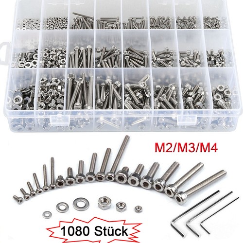 1080pcs set sechskant - set,