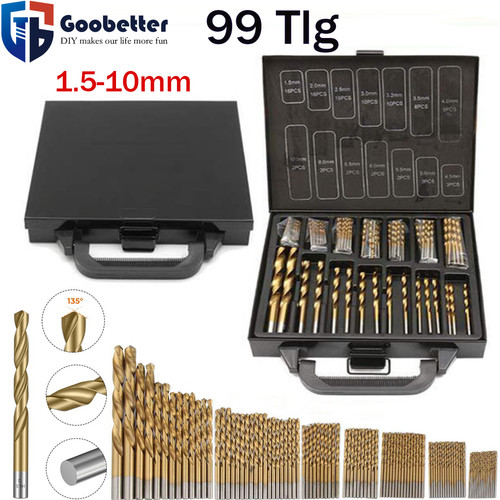 99tlg metallbohrer satz - satz, hss