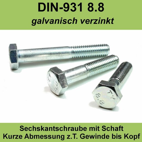 M10 din 931 - din, 8.8