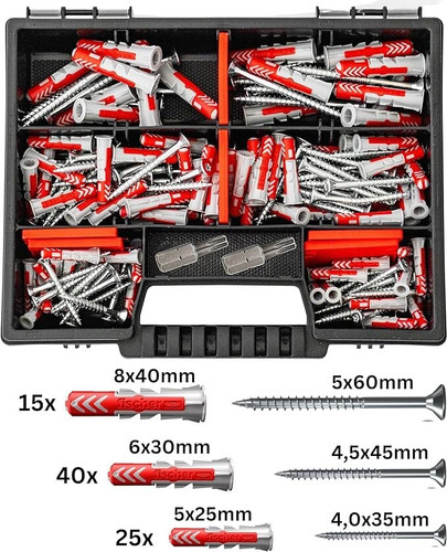 Fischer duopower set - set, dübel