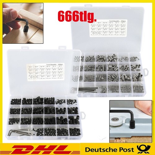 666stk madenschrauben set - 666stk,