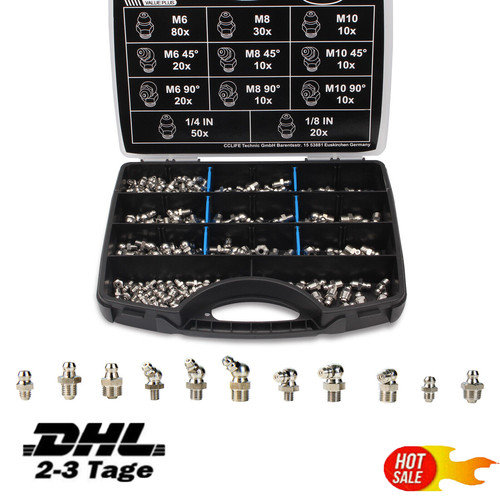 270stk schmiernippel sortiment - 270stk,